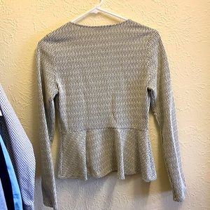 Worn once beige long sleeve top